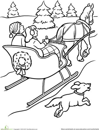 Worksheets: Sleigh Ride Coloring Page Santa Coloring Pictures, Santa Claus Drawing, Merry Christmas Coloring Pages, Santa Claus Pictures, Santa Coloring Pages, Free Christmas Coloring Pages, Santa Claus Images, Christmas Tree Coloring Page, Christmas Coloring Sheets