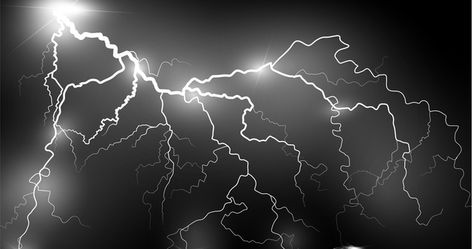 Lightning flash light thunder sparks on ... | Premium Vector #Freepik #vector Thunderstorm Clouds, Cityscape Silhouette, Lightning Flash, Night Illustration, City Sky, Best Photo Background, Flash Light, Grunge Textures, Color Vector