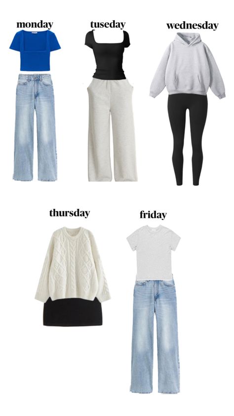 Plan Outfits, Outfits For The Week, Ideas For Outfits, Outfits Of The Week, Outfit Plan, Weekly Outfits, How To Plan, Clothes