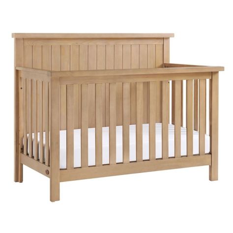 Everlee 4-in-1 Convertible Crib by M Design Village Curated for ever & ever™ in Honey Wood | buybuy BABY Infant Furniture, 4 In 1 Crib, Wood Crib, Nursery Crib, Crib Sets, Baby Nursery Furniture, Day Bed, Convertible Crib, Toddler Furniture