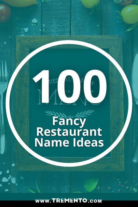 Looking for naming inspirations? We got you! Check out this list of 100 fancy restaurant name ideas! Best Cafe Names Restaurant, Names For Cafe Restaurant, Restraunt Names Ideas, Fancy Restaurant Names, Cool Cafe Names, Logo For Restaurant Ideas, Name Of Restaurant Ideas, Brunch Names Ideas, Restaurant Names Ideas Indian