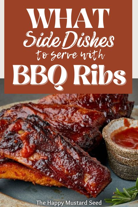 Sides For Bbq Ribs Dishes, Barbecue Sides Easy, Ribs For Dinner Side Dishes, Rib Fest Party Ideas, Beef Rib Side Dishes, Rib Cook Off Party Ideas, Sunday Bbq Ideas Dinners, Ribs Menu Ideas, Veggies To Go With Ribs