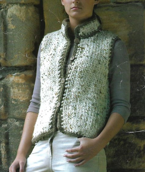 Excited to share the latest addition to my #etsy shop: knitting pattern, women's, ladies, quick easy knit gilet, waistcoat, sizes 32 to 43 in, pdf, instant donwload #knitting #gilet #waistcoat #knittingpattern #patternsforwomen Ladies Waistcoat, Womens Waistcoat, Cozy Shawl, Knit Vest Pattern, Easy Knit, Knitted Vest, Easy Knitting Patterns, Vest Pattern, Pdf Knitting Pattern