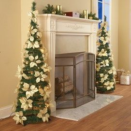 Christmas Decorations Catalog | Collections Etc. Christmas Decorations For Church, Pull Up Christmas Tree, Collapsible Christmas Tree, Poinsettia Christmas Tree, Poinsettia Tree, Poinsettia Decor, White Poinsettia, Realistic Artificial Christmas Trees, Christmas Tree Collection