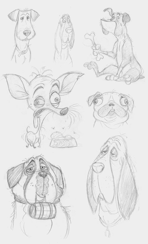 Cartoon Dog Drawing Character Design, Dog Illustration Art Character Design, Cartoon Dogs Character Design, Dog Sketch Cartoon, Cartoon Animal Sketches, Dog Cartoon Drawing, Dog Character Design, Dog Cartoon Character, Dog Doodles