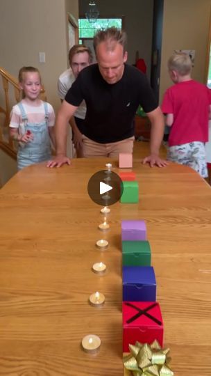 300K views · 4.4K comments | Blow the Candles, Get a Prize 💨 | Blow the Candles, Get a Prize 💨 Kids, family, and Dad play party game with candles and prizes. Funny internet challenge that you can play at home. (for... | By Family games | Facebook Blow Candle Game, Blow The Candle Out Game, Candle Blowing Game, Family Game Night Ideas At Home, Christmas Games For Family With Prizes, Game Night Prizes, Games To Win Prizes, Games With Prizes, Adult Party Games Funny