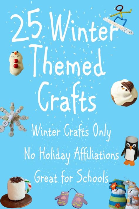 Winter Themed Crafts, Schnee Party, Fun Winter Crafts, Winter Parties, Winter Preschool, Diy Bricolage, Winter Crafts For Kids, Classroom Crafts, Winter Party