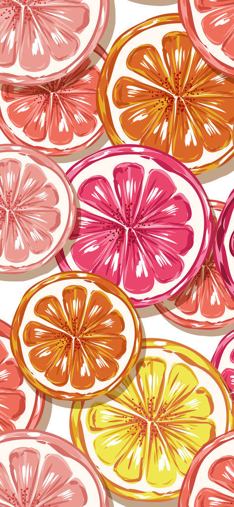 Quench your thirst for color with our summer citric fruit phone backgrounds! 🌞📱 Indulge in the juicy hues of ripe oranges and zesty lemons, creating a refreshing splash of summer vibes wherever you go. Let your phone radiate the sunny essence of citrus fruits! #SummerCitrus #FruitSplash #VibrantColors Summer Prints Wallpaper, Cute Summer Wallpapers, Wallpaper Iphone Summer, Fruit Wallpaper, Digital Experience, Citrus Fruits, Iphone Wallpaper Photos, Phone Wallpaper Patterns, Wallpaper Collection