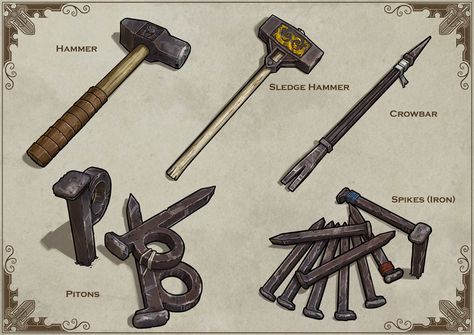 Props Art, Fantasy Props, D&d Dungeons And Dragons, Dungeons And Dragons Homebrew, Character Design Animation, Prop Design, Fantasy Rpg, Fantasy Inspiration, Medieval Fantasy