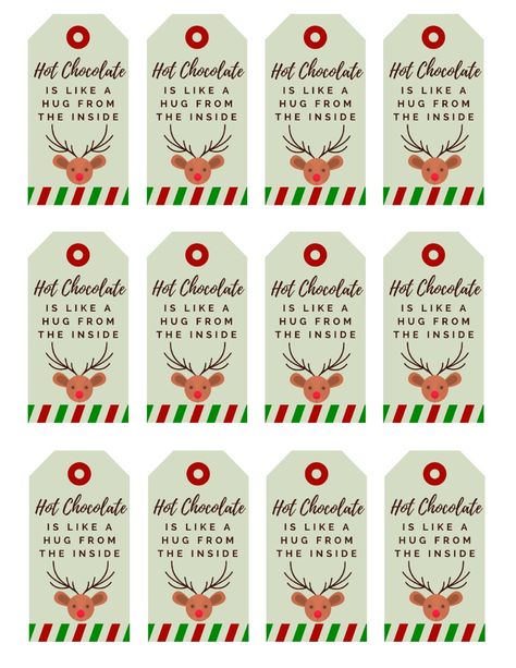 Creamy Hot Chocolate Recipe with FREE Printable Tags - Recipe Tags Printable, Hot Chocolate Tags Free Printable, Hot Cocoa Gift Tags Printable Labels Free, Free Hot Chocolate Printables, Hot Chocolate Cones Christmas, Hot Chocolate Labels Printable, Hot Chocolate Christmas Gift Tags Free Printable, Hot Cocoa Gift Tag, Hot Cocoa Tags Free Printables