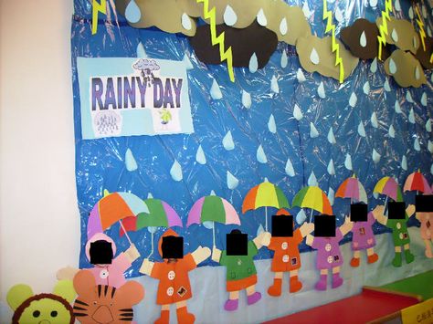 Weather classroom display photo - Photo gallery - SparkleBox Weather Bulletin Board, Seasons And Weather, Weather Display, Weather Art, Weather Theme, School Board Decoration, Monsoon Season, School Displays, Classroom Display