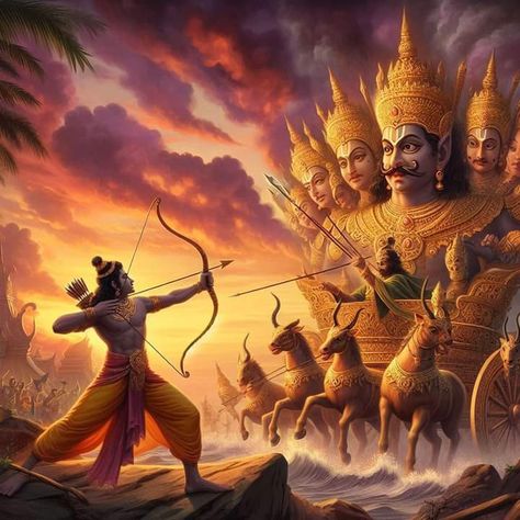 Ravan Picture, Ram Pic, Disney Character Drawing, Lord Ram, Lord Rama Images, Boho Art Drawings, Happy Navratri Images, इंस्टाग्राम लोगो, Hanuman Photos