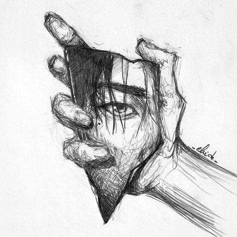 Meaningful Drawings, Deep Art, Art Sketches Pencil, Dark Art Drawings, Sketch Ideas, Dark Art Illustrations, Arte Sketchbook, Art Drawings Sketches Creative, Hand Art Drawing