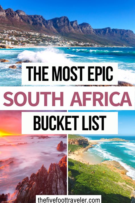 31 Places To Visit On Your South Africa Vacation - The Five Foot Traveler Vacation Africa, South Africa Bucket List, South Africa Itinerary, Africa Bucket List, South Africa Vacation, South Africa Travel Guide, Africa Itinerary, Africa Vacation, Africa Trip