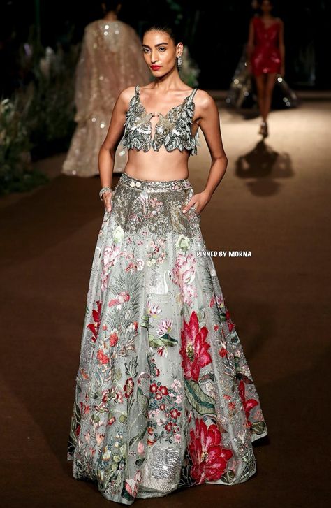 Rahul Mishra Lehenga, Mishra Lehenga, Ghagra Design, Rahul Mishra, Best Party Dresses, Function Dresses, Desi Outfits, Fashion Show Dresses, Pakistani Couture