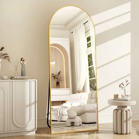 Enjoy big discounts on cookware, appliances, and furniture during its Black Friday Event. Gold Arch Mirror, Arched Floor Mirror, Floor Length Mirror, Full Mirror, Full Length Floor Mirror, Full Length Mirrors, College House, Free Standing Wall, New Room Ideas