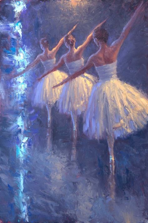 Dancer Art Painting, Ballerina Art Paintings, Dance Artwork, Ballet Painting, Ballerina Painting, Dancer Painting, Ballerina Art, Dancers Art, Dance Paintings