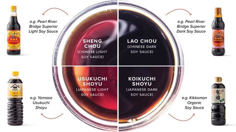 What's the Difference Between Light and Dark Soy Sauce? | America's Test Kitchen Light Vs Dark, Chinese Light, Dark Soy Sauce, Braised Pork Belly, Grilled Octopus, Savory Pancakes, Cold Dishes, America's Test Kitchen, Cooks Illustrated