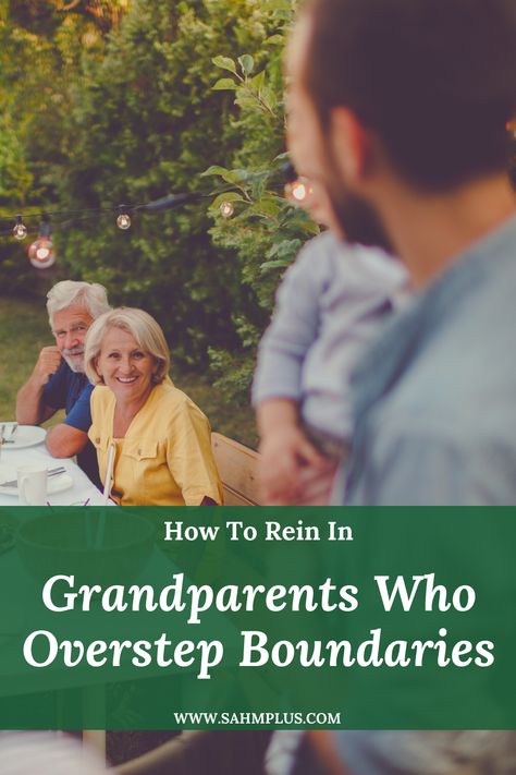 Modern parents don't need meddling grandparents who disrespect their parenting! But how do you deal with toxic grandparents who overstep boundaries? Know the signs of toxic grandparents and don't be afraid of setting boundaries with grandparents who undermine your parenting. Grandparents Overstepping Boundaries, Setting Boundaries With Grandparents, Boundaries With Grandparents, Toxic Grandparents, Bad Grandparents, Overstepping Boundaries, Boundaries With Parents, Setting Boundaries Quotes, Boundaries Quotes