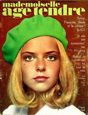 60s Girl, 1960 Style, Inspiration Photoshoot, France Gall, Francoise Hardy, French Magazine, French Beret, Serge Gainsbourg, 1960s Fashion