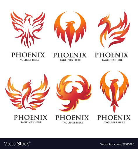 Phoenix Vector, Simbolos Tattoo, Phoenix Drawing, Small Phoenix Tattoos, Phoenix Artwork, Arte Viking, Phoenix Images, Phoenix Logo, Bird Logo Design