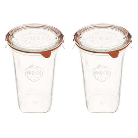 PRICES MAY VARY. 𝗘𝗟𝗘𝗚𝗔𝗡𝗧 𝗖𝗟𝗔𝗦𝗦𝗜𝗖 𝗗𝗘𝗦𝗜𝗚𝗡: The Large Quadro Weck Jar is known for its elegant design, which makes it a beautiful and functional addition to any kitchen. The jar's sleek and modern look is complemented by its clear glass construction, which allows you to see the contents inside. 𝗞𝗜𝗧𝗖𝗛𝗘𝗡 𝗢𝗥𝗚𝗔𝗡𝗜𝗭𝗔𝗧𝗜𝗢𝗡: The large size of the jar makes it ideal for storing small kitchen items such as salads, delicious cold brew coffee, and pour. The jars can also b Big Glass Jars, Canning Jar Storage, Jar Food Storage, Small Kitchen Items, Inside Kitchen, Dough Starter, Large Glass Jar, Weck Jars, Jar Food