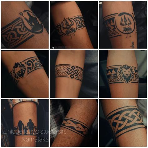 VINAYAK HEGDE.. ✨🎓✨ on Instagram: “For Appointment ☎️ 8197684324 Check out more creative tattoos by vinayak…” Bracelet Tattoo For Man, Leg Band Tattoos, Tattoo Kids, Wrist Band Tattoo, Armband Tattoos For Men, Band Tattoos For Men, Simple Wrist Tattoos, Unique Wrist Tattoos, Wrist Tattoo Designs