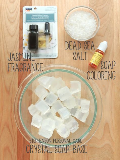 Soap Tutorial – Dead Sea Soap Bath Salts Diy Recipes, Homemade Sugar Scrub, Jasmine Soap, Diy Soap Bars, Sea Salt Soap, Diy Soap Recipe, Salt Soap, Bath Salts Diy, Săpunuri Handmade