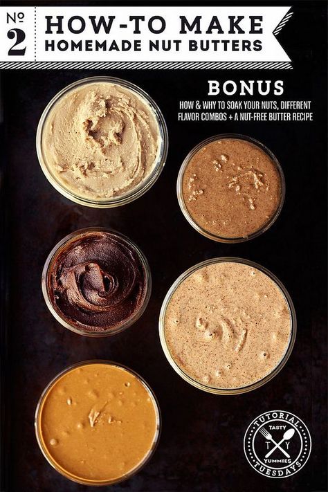 How-to Make Homemade Nut Butters // Tasty Yummies Homemade Nut Butter Recipes, Nut Butter Recipes, Homemade Nut Butter, Vitamix Recipes, God Mat, Nut Butters, Think Food, Butter Recipe, Aioli