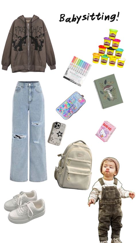 Just a little vision board so you can be prepared for babysitting Babysitting Outfit, Babysitting Tips, Babysitting Ideas, Babysitting Activities, Babysitting Fun, First Job, Band Aid, Be Prepared, Graduation Cap