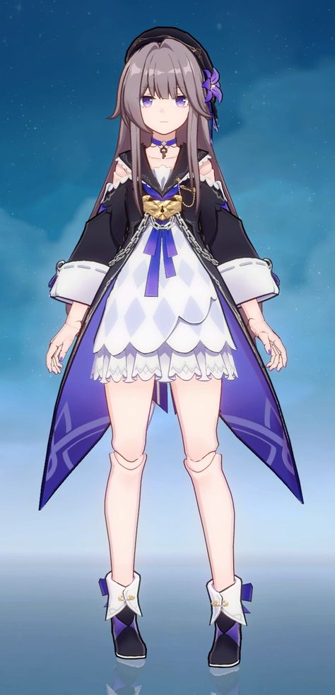 HSR HERTA Ruan Mei, Younger Self, Neko Cat, Star Trails, Star Character, Fandom Games, The Genius, Game Character Design, Honkai Star Rail