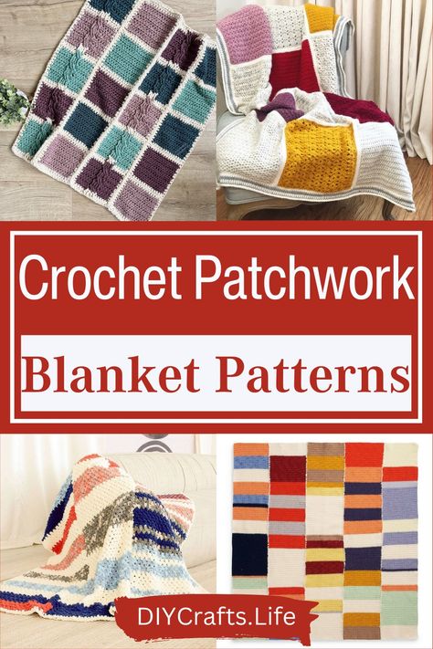 Free Crochet Patchwork Blanket Patterns - DIY Crafts Patchwork Crochet Blanket, Afgan Patterns, Crochet Owl Blanket, Crochet Patchwork Blanket, Crochet Quilt Pattern, Crochet Easter Basket, Patchwork Baby Blanket, Patchwork Crochet, Crocheted Afghans