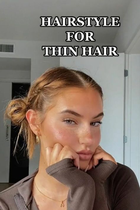 Quick And Easy Hairstyles For Fine Hair, Thinning Fine Hair Hairstyles, Wedding Hairstyles Thinning Hair, Beach Hairstyles For Fine Hair, Hairstyle Ideas For Fine Hair, Cute Ponytails For Fine Hair, Gym Hairstyles For Thinning Hair, Work Hairstyles For Fine Hair, Haircut For Thinning Hair Women Long Hairstyles