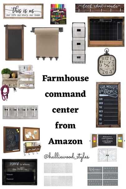 Wall Family Organizer, Black Wall Command Center, Rustic Command Center, Organization Wall Ideas, Farmhouse Command Center, Kitchen Command Center Wall, Comand Center, Command Board, Chalkboard Command Center