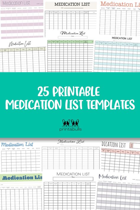 printable medication list templates Medical Contacts Free Printable, Medication List Template, Free Medical Printables, Medication List Template Free Printable, Monthly Medication Chart Printable, Medicine Tracker Printable Free, Medication Tracker Printables Free, Medication List Printable Free, Medication Log Free Printable