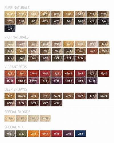 Blonde Hair Color Chart Wella - Wella Professional Formulas, Wella Color Chart, Wella Colour Chart, Wella Toner Chart, Wella Hair Color Chart, Professional Hair Color Chart, Wella Illumina Color, Brown Hair Color Chart, Hair Color Swatches