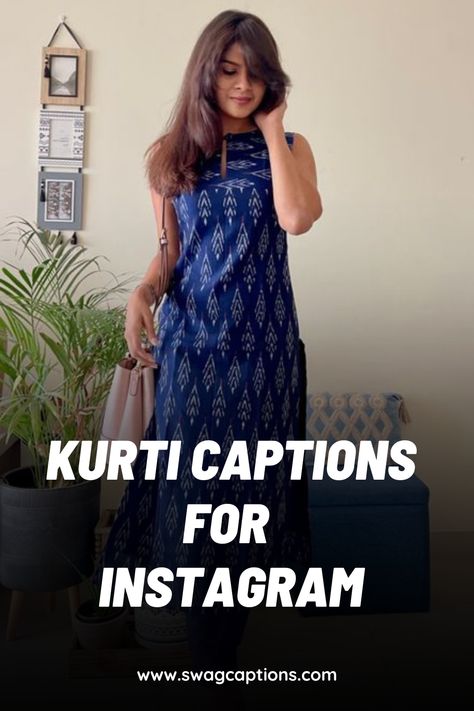 Elevate your kurti game with our handpicked captions and quotes! From traditional charm to contemporary chic, find the perfect words to accompany your stunning kurti pictures. Let your style speak volumes as you embrace the beauty of Indian fashion. #kurtas #kurti #kurta #kurtis #fashion #ethnicwear #kurtaset #kurtasets #indianwear #cottonkurti #partywear #gowns #dresses #designerkurti #kurtapajama #ethnic #kurtastyle #style #kurtiplazo #indianfashion #kurtisonline #anarkali #partywearkurti Instagram Captions For Kurti Look, Captions For Traditional Pictures, Traditional Kurti Captions For Instagram, Traditional Dress Captions For Instagram One Word, Indian Dress Captions For Instagram, Kurti Quotes For Instagram, Captions For Kurti Pictures, Kurta Captions, Kurta Captions For Instagram