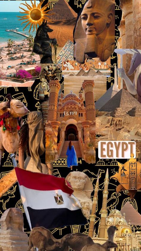 Egypt Wallpaper, Egypt Country, Egyptian Poster, Egypt Vacation, Egyptian Drawings, Egypt Aesthetic, Study Desk Decor, Travel Collage, Good Photo Editing Apps