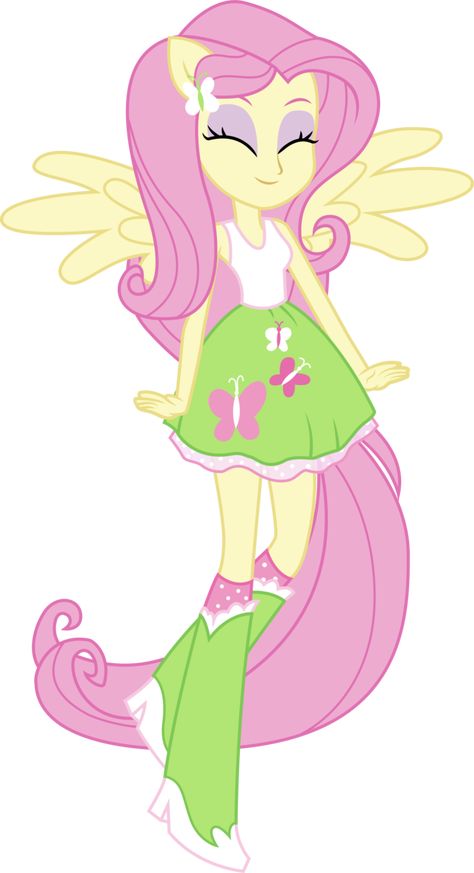 Fluttershy ponyup by illumnious.deviantart.com on @DeviantArt Flutter Shy Human, Mlp Fluttershy Human, Mlp As Humans, Fluttershy Outfit, My Little Pony Human, Human Fluttershy, Little Pony Wallpaper, Fluttershy Equestria, Fluttershy Human