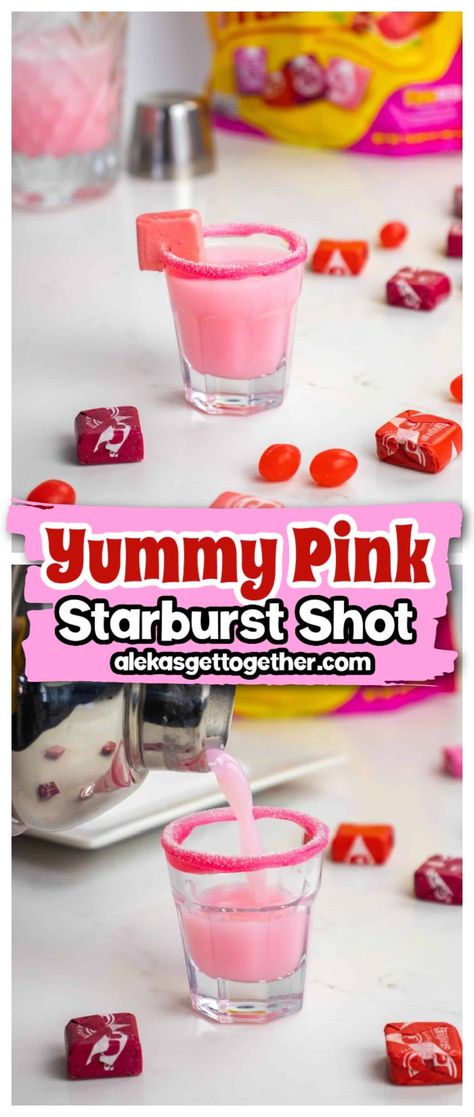 Svedka Strawberry Lemonade, Strawberry Shots, Pink Lemonade Vodka, Jello Pudding Shots, Sunrise Cocktail, Pudding Shots, Pink Starburst, Shots Alcohol, Boozy Desserts