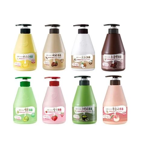 Strawberry Milk Body Lotion, Strawberry Body Lotion, Lotion Recommendations, Korean Body Lotion, Strawberry Milk Body Cleanser, Korean Body Care, Good Body Lotion, Korean Lotion, Pink Body Care