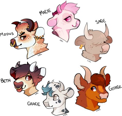 Cow Oc Drawing, Highland Cow Fursona, Cow Fursona Base, Cow Fursona Art, Cow Ears Drawing, Haw To Drawing, Cow Hybrid Oc, Bull Fursona, Cow Anthro