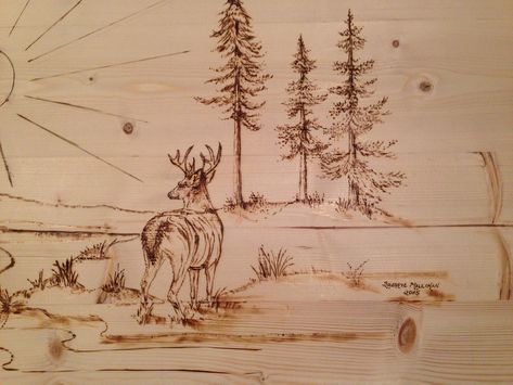 Wood burning design on headboard | I was given the opportuni… | Flickr Hunting Wood Burning, Alaska Moose, Woodburning Projects, Pyrography Art, Laser Art, Wood Burning Patterns, Wood Burning Art, Personalized Artwork, Pyrography