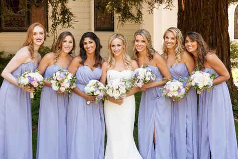 Periwinkle Bridesmaid, Periwinkle Bridesmaid Dresses, Periwinkle Wedding, Periwinkle Dress, Lavender Bridesmaid, Lavender Bridesmaid Dresses, Periwinkle Purple, Purple Bridesmaid, Pnina Tornai