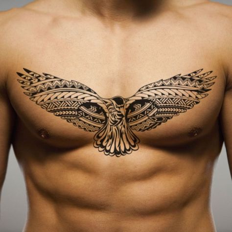 Bird Wing Chest for Men Temporary Tattoo Sticker set of 2 | Etsy in 2022 | Cool chest tattoos, Chest tattoo men, Chest tattoo wings Masculine Chest Tattoos, Tattoos For Men Traditional, Chest Tattoo Wings, Chest Tattoo Quotes, Traditional Chest Tattoo, Eagle Chest Tattoo, Adler Tattoo, Under Chest Tattoo, Wing Tattoo Men