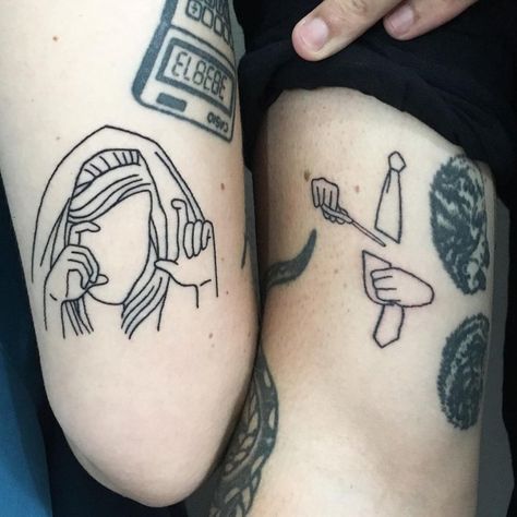 The Office Tattoo, Pam And Jim, Tattoo Tv Shows, Mac Miller Tattoos, Jim And Pam, Harry Tattoos, Traditional Tattoo Designs, Simple Tattoos For Guys, Tattoo Maker