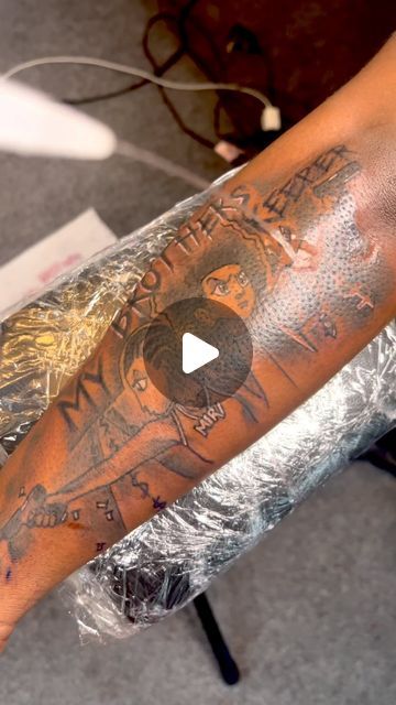 Leno Brown on Instagram: "My brothers keeper customers idea #create   #content #contentcreator #reels #reelsvideo #reelsinstagram #reelsviral #viral #viralvideos #viralreels #viralvideos #foryou #fyp #explore #houston #htx #videos #boondocks #tattoo #tattooideas #tattooartist #tattoos #tattooist #artist #artistsoninstagram #artist" My Brothers Keeper Tattoo Ideas, Keeper Tattoo Ideas, Boondocks Tattoo, My Brothers Keeper Tattoo, Brothers Keeper Tattoo, My Brothers Keeper, Brothers Keeper, Explore Houston, Brother Tattoos