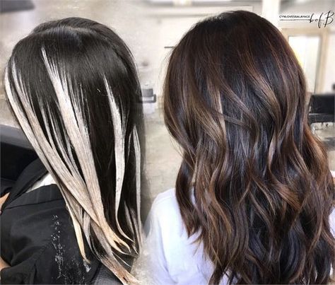 Low Maintenance and Subtle Dimension That POPS - Hair Color - Modern Salon Pop Hair, Balayage Blonde, Brunette Balayage Hair, Brown Hair Balayage, Hair Color Techniques, Winter Hair Color, Balayage Brunette, Brown Blonde Hair, Penteado Cabelo Curto