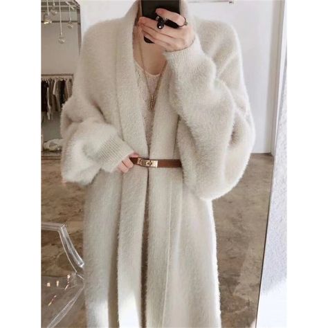 Winter Women Sweater Knitted Cardigan Oversize  Woman Cashmere  Pullover Tops Long Sleeve Maxi Oversized Sweater Coat, How To Have Style, Loose Knitwear, Women Long Cardigan, Fall Cardigans, Cardigan Oversized, Women Sweaters Winter, Knitting Women Sweater, Oversized Cardigan