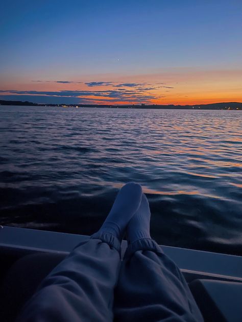 boat ride sunset cruise aesthetic lake pretty view waves ocean travel michigan summer Boat Ride Aesthetic, Boat Ride, Summer Boats, Michigan Summer, Autumn Lake, Lake Boat, Sunset Cruise, Michigan Travel, Lake Life